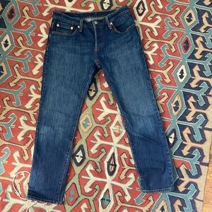 LEVI'S 501 CT Dark Rinse Jeans Structured 27